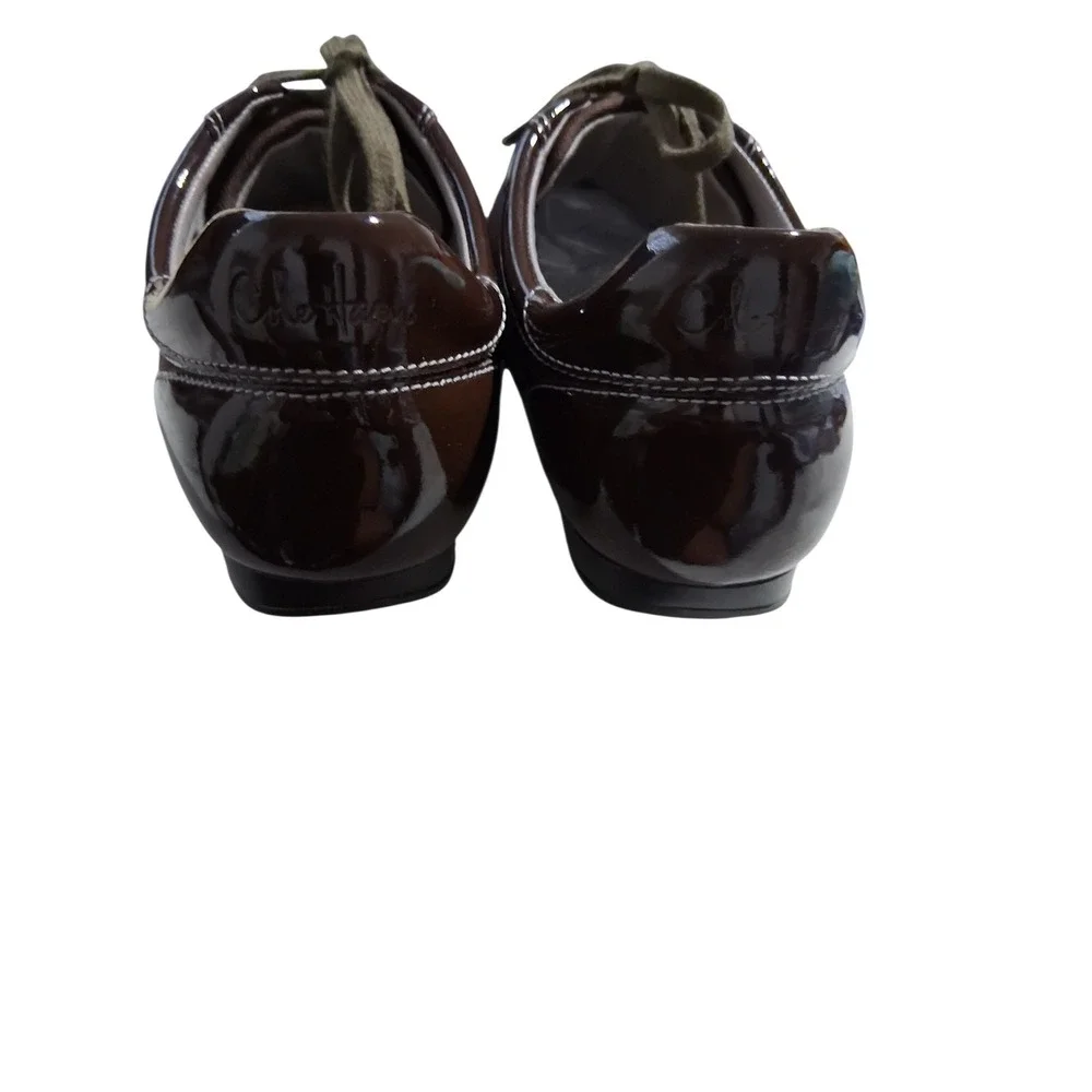 Y2k Cole Haan x Nike Air Women's Size 6B Canvas Patent Leather Preppy Shoes